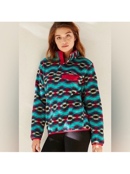 Patagonia Sweaters - Patagonia Synchilla Snap-T Wild Desert Aztec Print Fleece Pullover